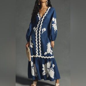 chinese dress ladies Baltic Born Womens Laken Maxi Dress | Camel Multi main image 1